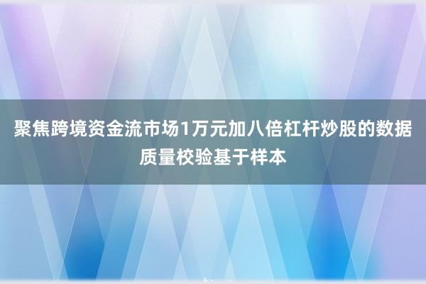 聚焦跨境资金流市场1万元加八倍杠杆炒股的数据质量校验基于样本